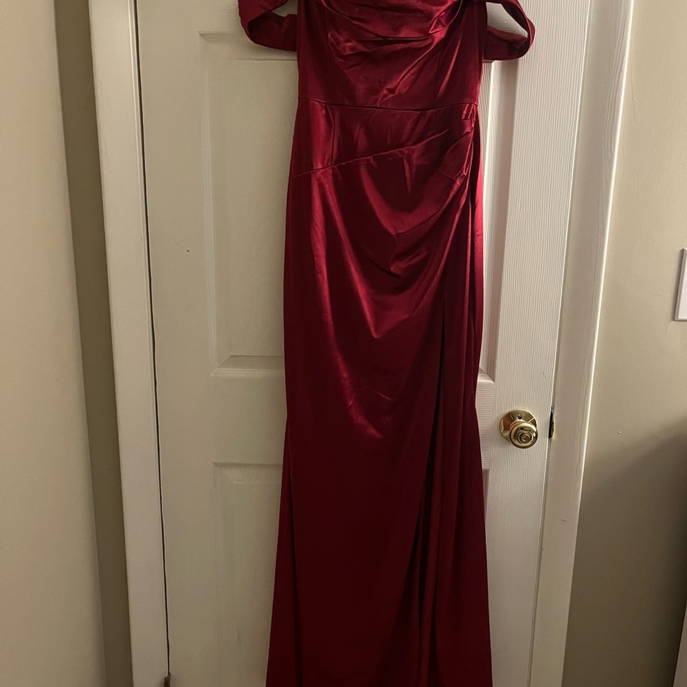 Elegant Red Evening Gown